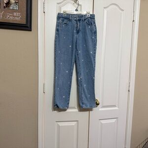 PacSun Light Blue Star Accented Women's Jeans